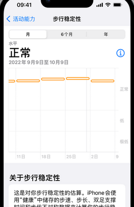 渝中iPhone手机维修如何在iPhone开启'步行稳定性通知'