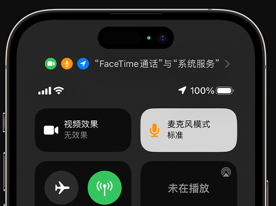 渝中苹果授权维修网点分享iPhone在通话时让你的声音更清晰 