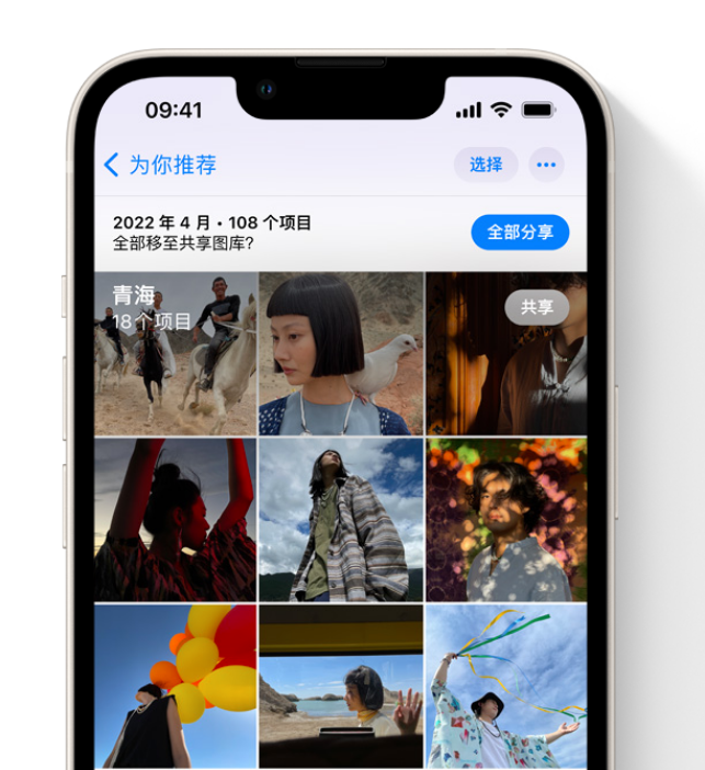 渝中苹果维修网点分享在 iPhone 上使用共享图库 