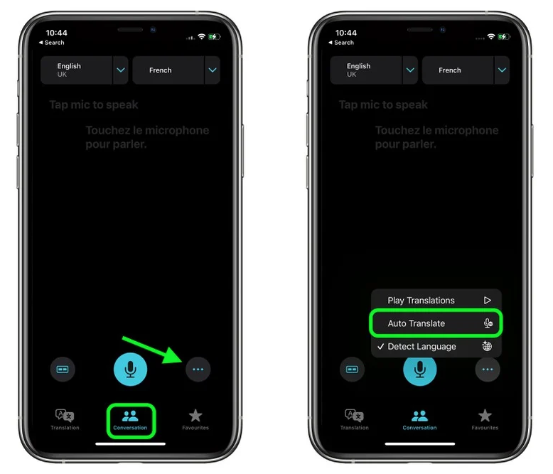 渝中苹果手机维修分享iOS 15 “翻译” App 新改进 